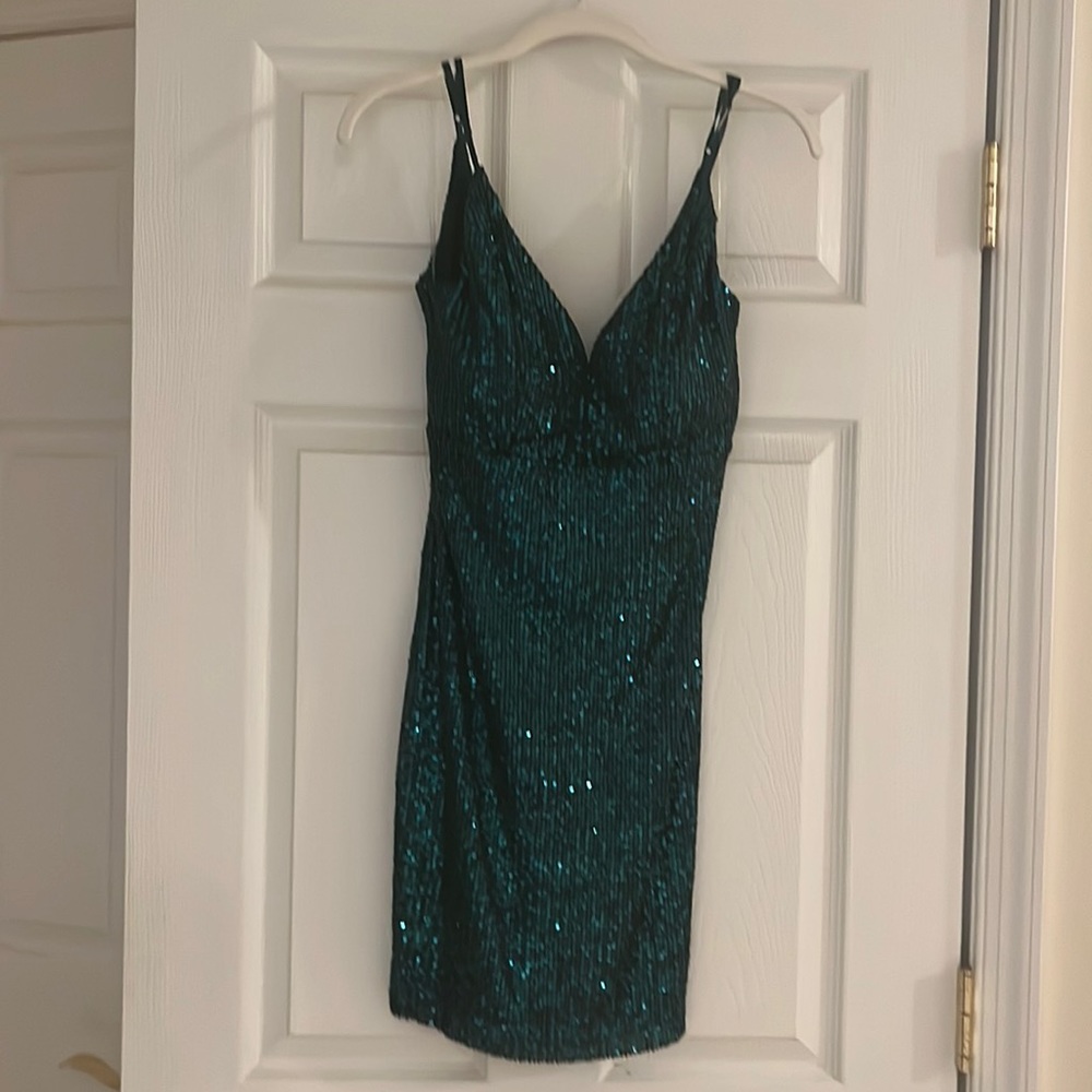 Sparkly Emerald Green Macys Dress